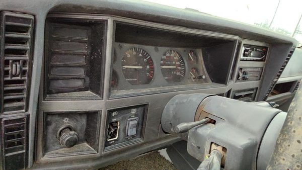 1991-1996 Jeep Cherokee Trim Bezel Around Speedometer Dash Surround Panel Gray — photo 3