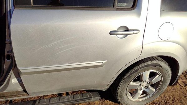 2009 Honda Pilot Rear Door LH Silver Si — photo 3