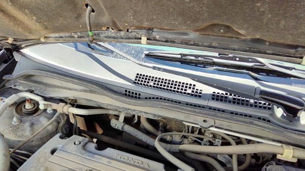 02-04 Honda Civic Hatchback Si Windshield Wiper Cowl Vent Trim Panel Oem Cover — photo 6