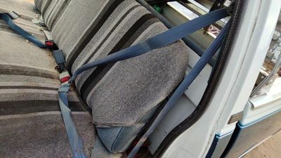 1991 Chevy Silverado 1500 Driver Left Front Seat Belt Retractor Shoulder Blue