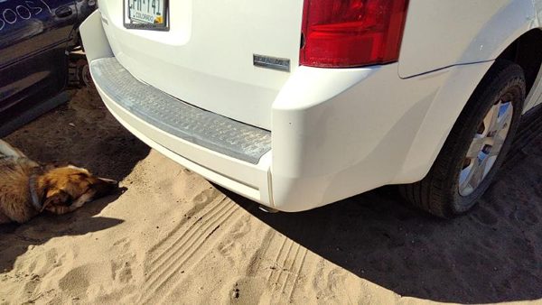 2008-2010 Dodge Grand Caravan Rear Bumper Cover Assembly Oem Back White Pw1 — photo 2
