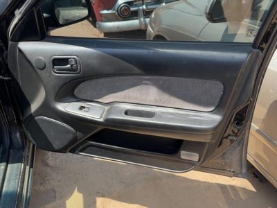 1998 Nissan Maxima Passenger Right Front Door Trim Panel With Switches Black