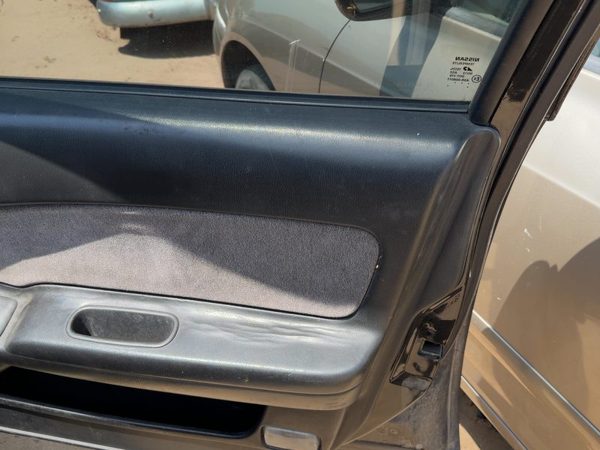 1998 Nissan Maxima Passenger Right Front Door Trim Panel With Switches Black — photo 2