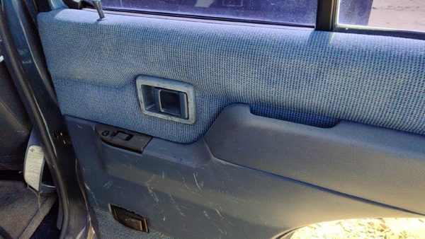 93-95 Nissan Pathfinder Passenger Right Rear Inside Door Trim Panel Back Blue — photo 5