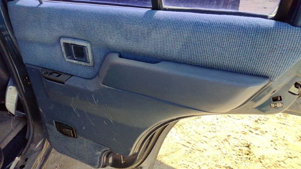 93-95 Nissan Pathfinder Passenger Right Rear Inside Door Trim Panel Back Blue — photo 9