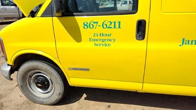 2002 Chevy Express 3500 Front Door LH Yellow