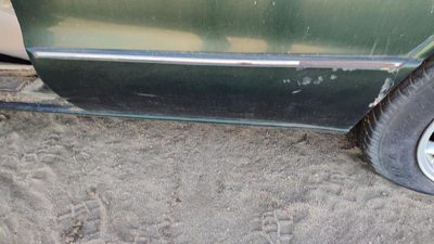 96-99 Olds 88 Driver Left Rear Moulding From Door Oem Back Trim Strip Green