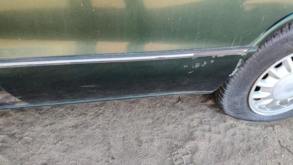 96-99 Olds 88 Driver Left Rear Moulding From Door Oem Back Trim Strip Green — photo 3