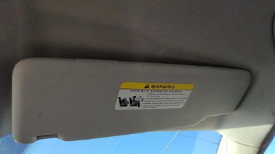 2012-2022 Vw Passat Passenger Right Sun Visor Oem 561857552A2f4