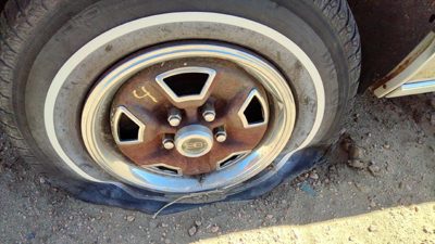 82-86 Firenza 13" Steel Wheel With Chrome Trim Factory Rim Super Stock #4