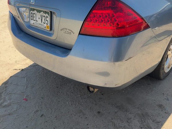 06-07 Accord Rear Bumper Cover Assembly Oem Back 2.4L Sedan Cool Blue B542M — photo 1