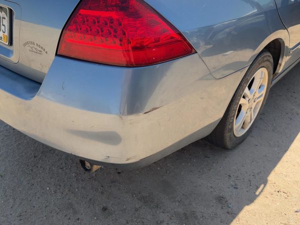 06-07 Accord Rear Bumper Cover Assembly Oem Back 2.4L Sedan Cool Blue B542M — photo 3
