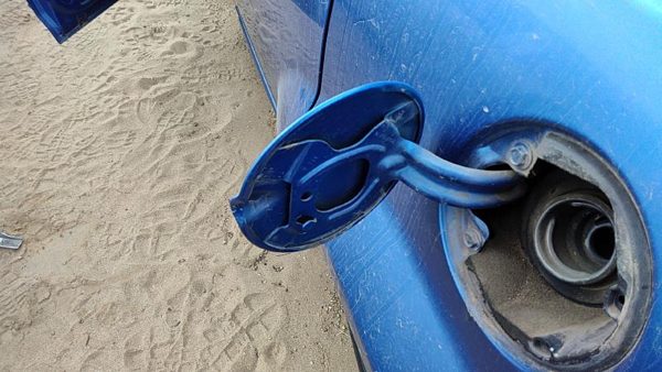 2008 Dodge Avenger Fuel Tank Door With Hinge Gas Lid Oem Filler Blue Pbd — photo 4