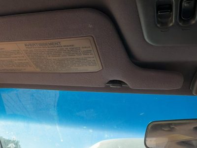1995-1997 Nissan Maxima Driver Left Sun Visor Oem 4-Door Sedan Black