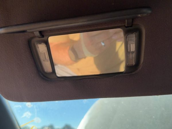 1995-1997 Nissan Maxima Driver Left Sun Visor Oem 4-Door Sedan Black — photo 8