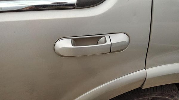 2003-05 Lincoln Aviator Driver Left Rear Outside Door Handle Oem Back Silver Jp — photo 2