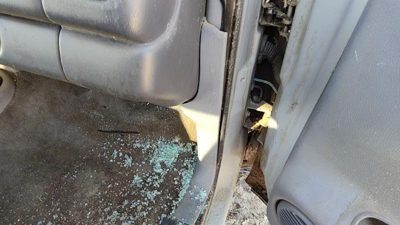 1997-2004 Dodge Dakota Passenger Right Lower Kick Trim Panel Oem Gray