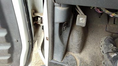 1992-1996 Ford Van E250 Driver Left Lower Kick Trim Panel Oem Gray