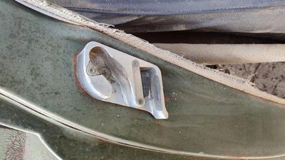 1953-1954 Chevy Bel Air 150 Sedan Passenger Right Front Door Latch Striker Oem