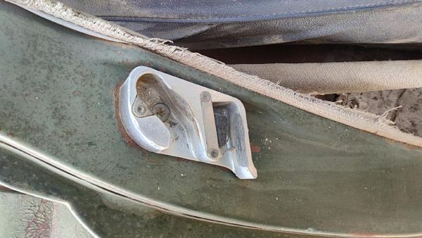 1953-1954 Chevy Bel Air 150 Sedan Passenger Right Front Door Latch Striker Oem — photo 2