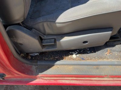 1992-1995 Nissan Pathfinder Passenger Right Side Seat Trim Panel OEM Gray