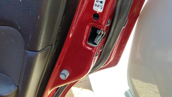 2006-2012 Ford Fusion Passenger Right Rear Door Latch With Rods/Cables Oem Back — photo 3