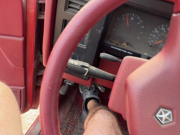 1987-1996 Dodge Dakota Steering Wheel Oem Red — photo 5