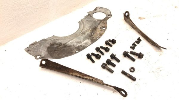 84-93 Dodge Ram W250 Bellhousing Bolts And Dust Sheild Auto Trans Oem — photo 2
