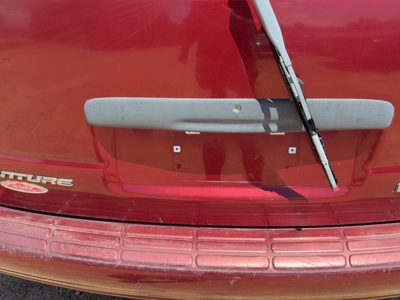 2003 Chevy Venture License Plate Trim Surround Panel Oem Tail Trunk Finish