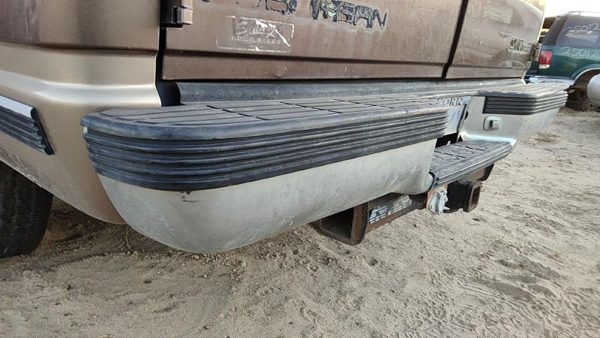 1992-1999 Chevy Suburban Rear Bumper Assembly With Brackets Oem Chrome Step — photo 9