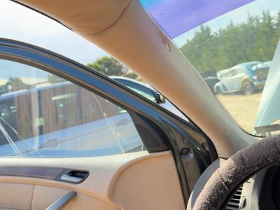 00-06 Bmw X5 Driver Left A Pillar Trim Windshield Post Panel Oem E53 Beige Lchc