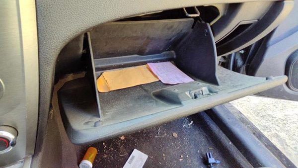 10-12 Ford Fusion Glove Box Assembly Complete Door With Latch Dw Charcoal Black — photo 3