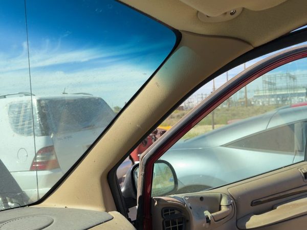 96 Town & Country Passenger Right A Pillar Trim Windshield Post Panel Tan Flk5 — photo 3