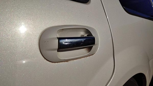 03-17 Navigator Driver Left Rear Outside Door Handle Back Pv White Chocolate — photo 5