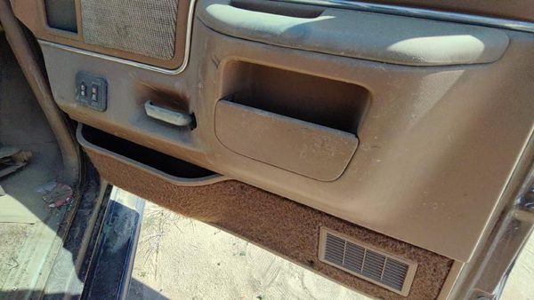 87-91 Ford F150 Passenger Right Front Inside Door Trim Panel With Switches Tan — photo 7