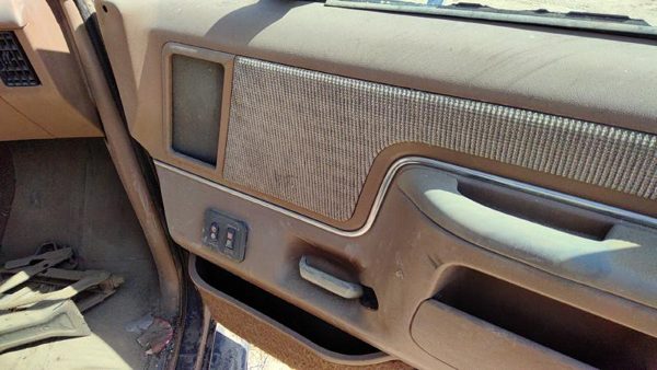 87-91 Ford F150 Passenger Right Front Inside Door Trim Panel With Switches Tan — photo 5
