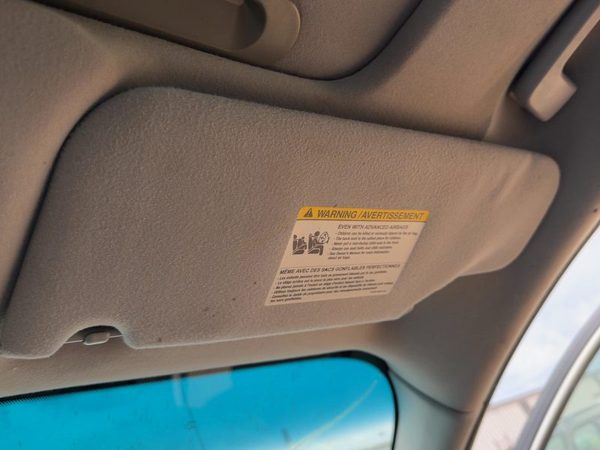 2005-2007 Ford Fivehundred Passenger Right Sun Visor Oem Black Hw 5F9Z7404104Aab — photo 1