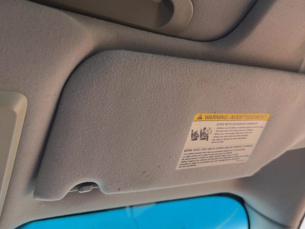 2005-2007 Ford Fivehundred Passenger Right Sun Visor Oem Black Hw 5F9Z7404104Aab — photo 2
