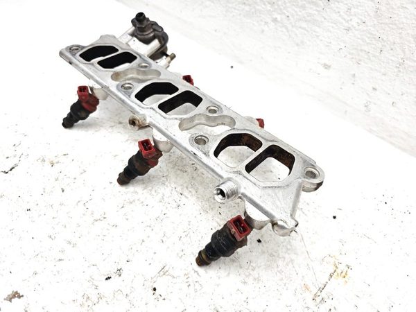 93-96 Ford Explorer 2 Dr Complete Fuel Rail With Injectors Set Loaded Oem 4.0L — photo 2