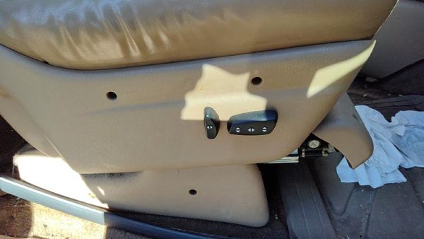 98 Town Country Passenger Right Side Power Seat Switch With Trim Panel K5 Camel — photo 3