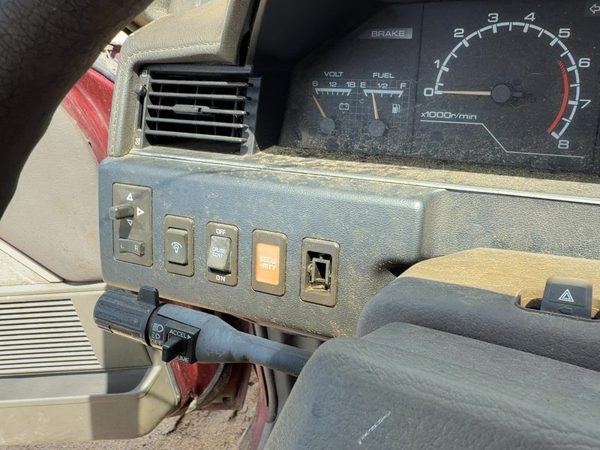 1987-1988 Nissan Maxima Trim Bezel Around Radio Surround Dash Panel Oem Gray — photo 8