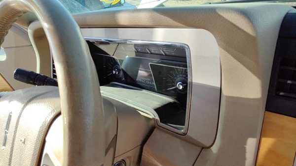 07-14 Lincoln Navigator Trim Bezel Around Speedometer Dash Surround Panel Tan — photo 1