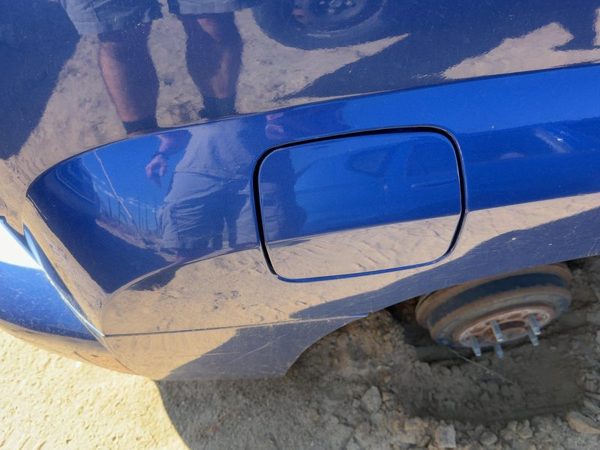 06-11 Hhr Fuel Tank Door With Hinge Gas Lid Oem Filler Rear Daytona Blue 69U — photo 3