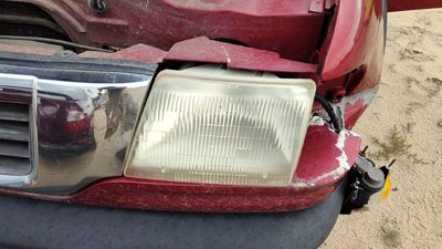 1998-2000 Mazda B2500 Driver Left Head Light Oem Front Lamp Zzp051040b