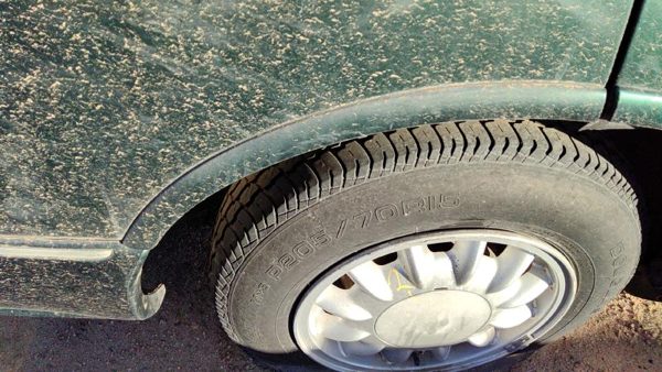 96-99 Olds 88 Passenger Right Rear Wheel Flare Moulding Oem Back Green — photo 2