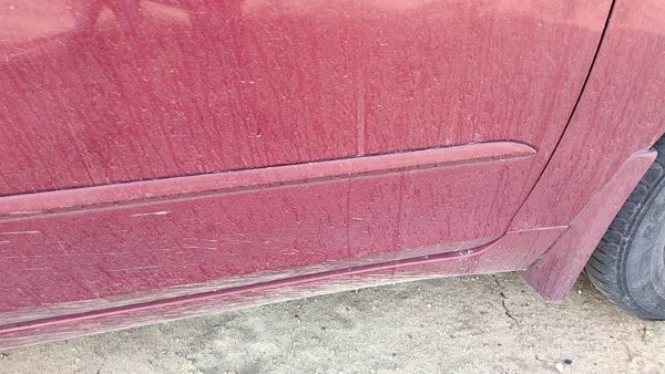 04-06 Nissan Altima Passenger Right Front Moulding From Door Trim Strip Red A15 — photo 6