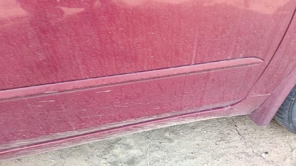 04-06 Nissan Altima Passenger Right Front Moulding From Door Trim Strip Red A15 — photo 5