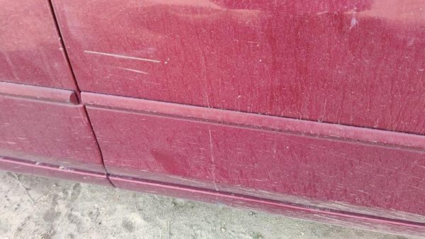 04-06 Nissan Altima Passenger Right Front Moulding From Door Trim Strip Red A15 — photo 2