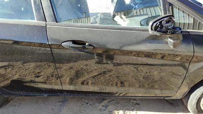 2011 Ford Fiesta Front Door RH Black Uh