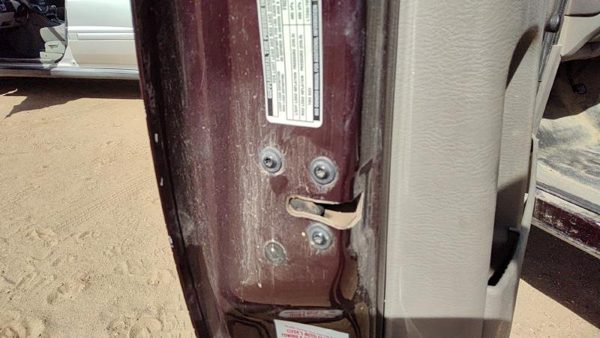 03-09 Ram 2500 Driver Left Front Door Latch With Rods/Cables Regular Cab Oem — photo 3